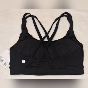 Lulu Lemon Black Energy Bra Size 6